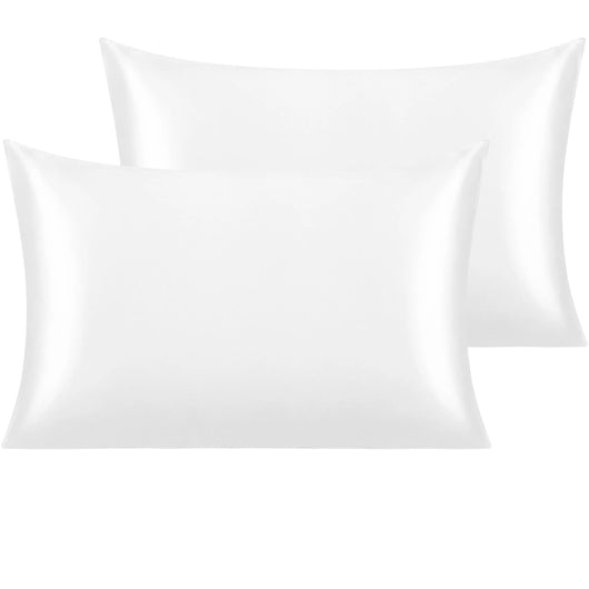 Satin Standard Pillowcases - 2 Pack