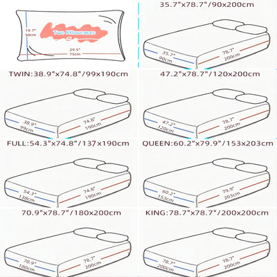 Polyester Satin Bedding Sheet And Pillowcases