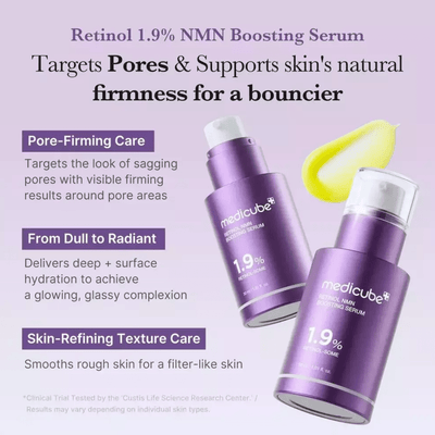Medicube Retinol NWM Boosting Serum Deeply Increases Natural Collagen Production - Aureon LabsMedicube Retinol NWM Boosting Serum Deeply Increases Natural Collagen Production