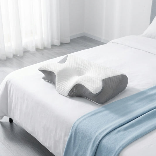 Orthopedic Memory Foam Pillow - For Back & Side Sleepers
