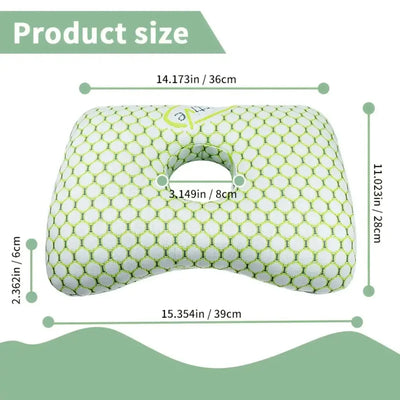 Ear Piercing Donut Pillow – Pain Relief for Side Sleepers