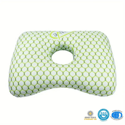 Ear Piercing Donut Pillow – Pain Relief for Side Sleepers