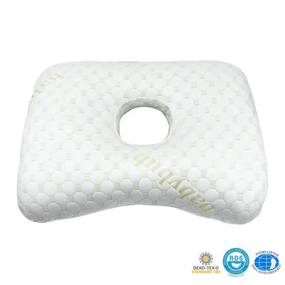 Ear Piercing Donut Pillow – Pain Relief for Side Sleepers