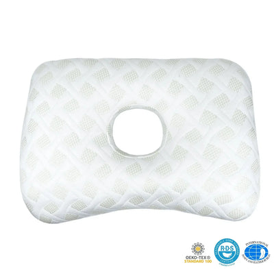 Ear Piercing Donut Pillow – Pain Relief for Side Sleepers