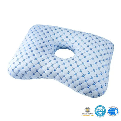 Ear Piercing Donut Pillow – Pain Relief for Side Sleepers
