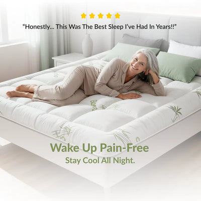 Cooling Bamboo Mattress Topper for Pressure Relief | OrthoBed
