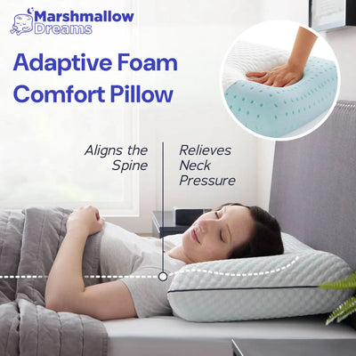Marshmallow Cooling Adaptive Foam Pillow