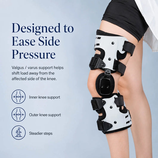 OrthoAlign Pro ROM Knee Brace - Adjustable Stabilizing Support