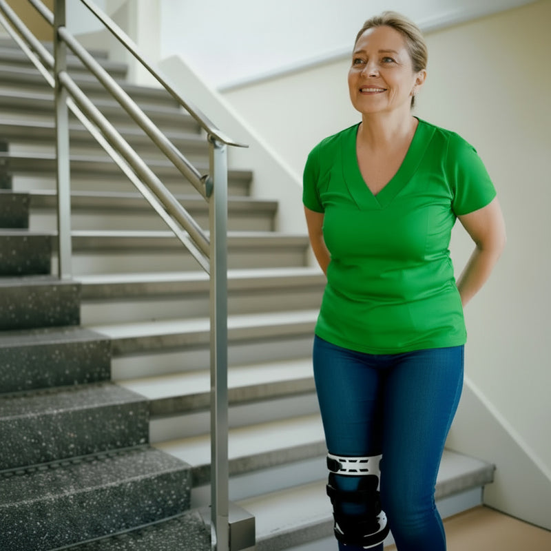 Offload pain and control motion—comfortably