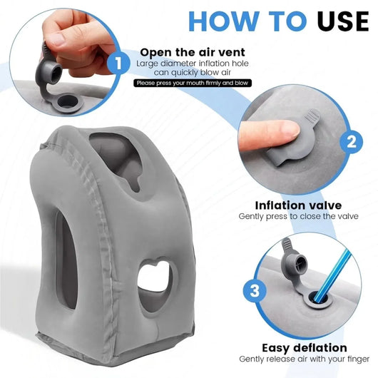 Travel Pillow Inflatable Headrest