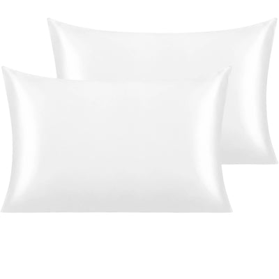 Satin Standard Pillowcases - 2 Pack