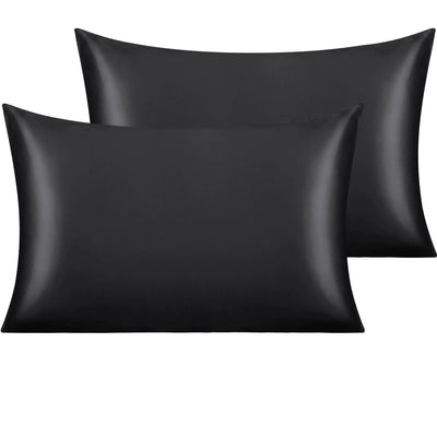 Satin Standard Pillowcases - 2 Pack
