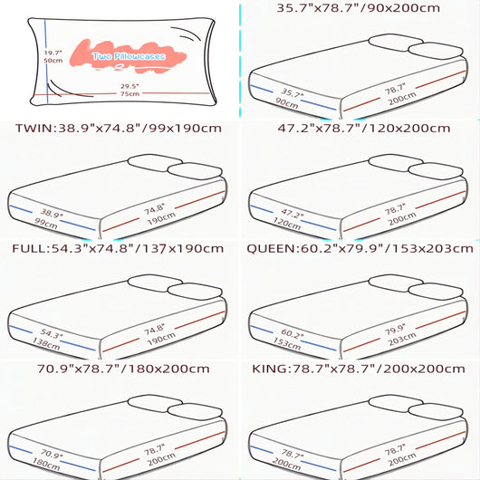 Polyester Satin Bedding Sheet And Pillowcases