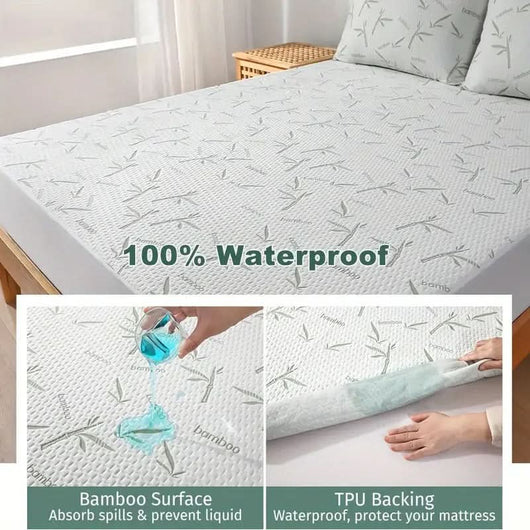 Marshmallow BambooShield Mattress Protector