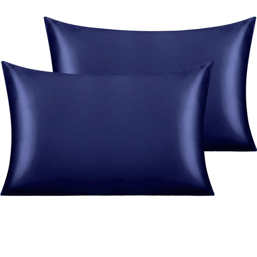 Satin Standard Pillowcases - 2 Pack