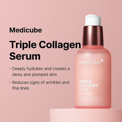 Medicube Triple Collagen Serum Firms And Deep Hydrates - Aureon LabsMedicube Triple Collagen Serum Firms And Deep Hydrates
