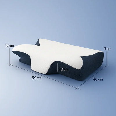 Orthopedic Memory Foam Pillow - For Back & Side Sleepers