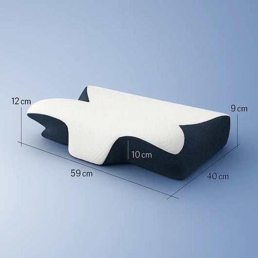 Orthopedic Memory Foam Pillow - For Back & Side Sleepers