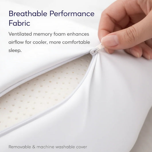 CloudRest Ergonomic Pillow - For Side & Back Sleepers