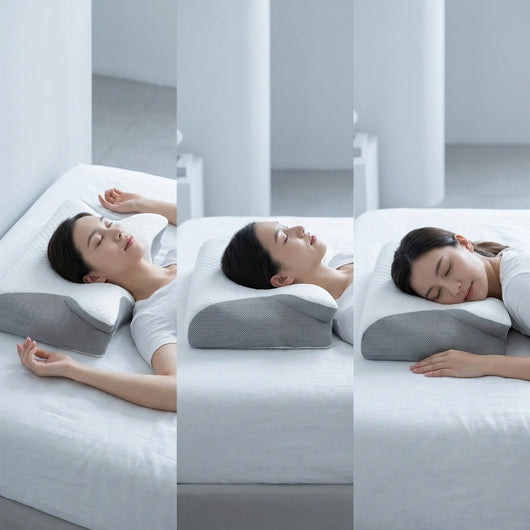 Orthopedic Memory Foam Pillow - For Back & Side Sleepers