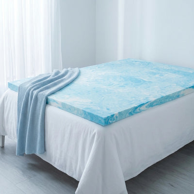 2.5-lb. Gel Swirl Memory Foam Topper