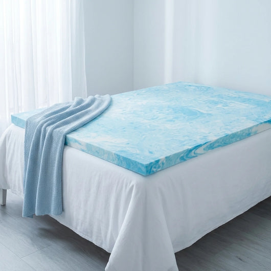 2.5-lb. Gel Swirl Memory Foam Topper