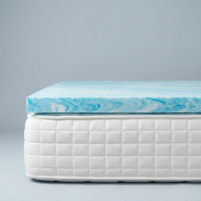 2.5-lb. Gel Swirl Memory Foam Topper