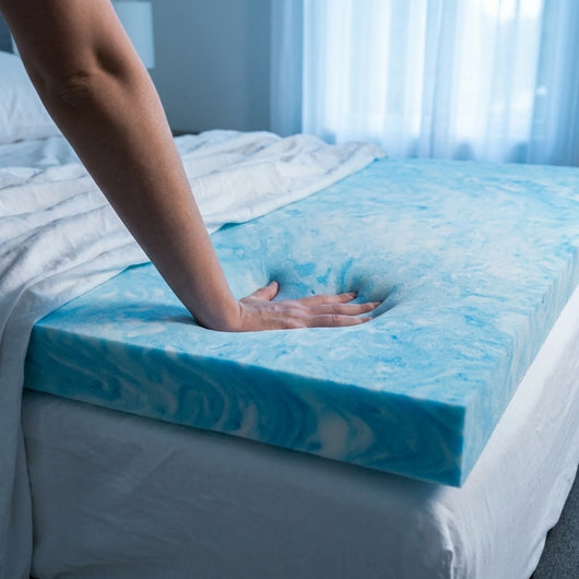 2.5-lb. Gel Swirl Memory Foam Topper