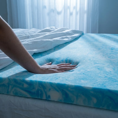 2.5-lb. Gel Swirl Memory Foam Topper