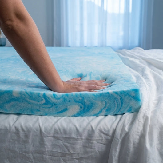 2.5-lb. Gel Swirl Memory Foam Topper
