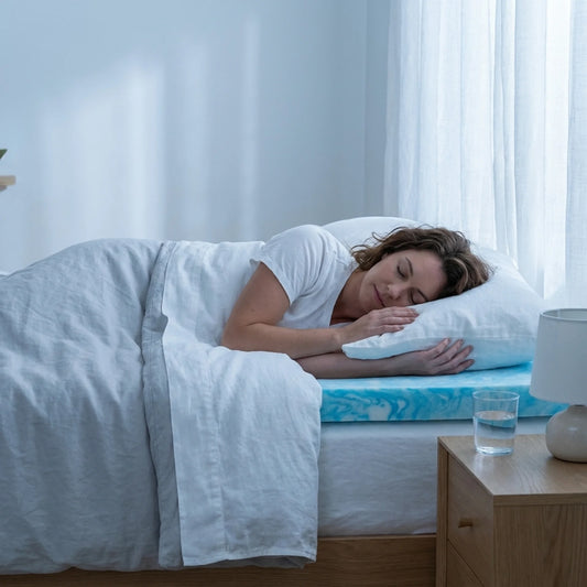 2.5-lb. Gel Swirl Memory Foam Topper