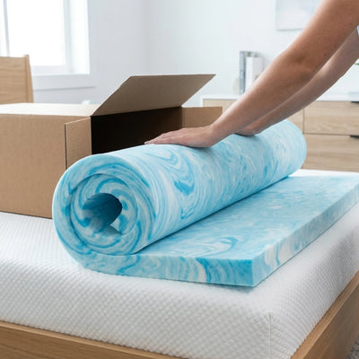 2.5-lb. Gel Swirl Memory Foam Topper